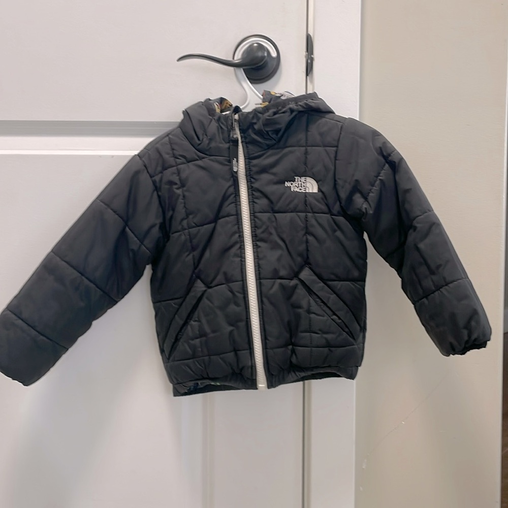 Reversible North Face puffer coat size 2T